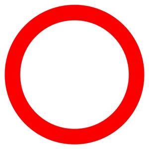 Redand Black Circle Graphic PNG Image