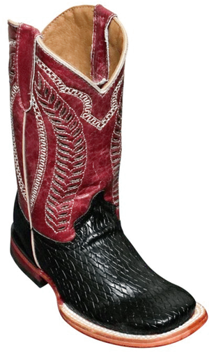 Redand Black Cowboy Boot PNG Image