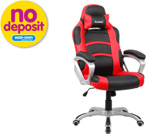 Redand Black Gaming Chair No Deposit Offer PNG with transparent background