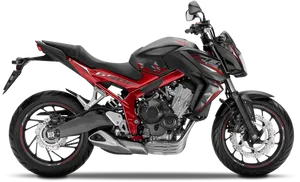 Redand Black Pulsar Motorcycle PNG Image