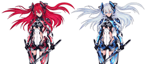 Vampire Anime Girl Background PNG PNG image with transparent background