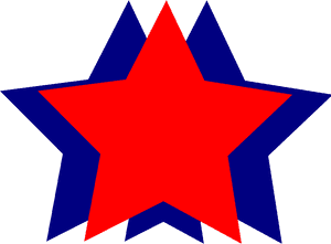 Red White And Blue Stars Clipart - Red And Blue Stars Clipart, HD Png Download PNG image with transparent background