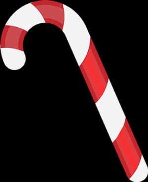 Redand White Candy Cane PNG image with transparent background