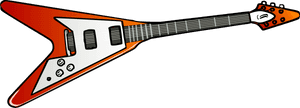 Rock Guitar Download Transparent Png Image - Clip Art Electric Guitar, Png Download PNG with transparent background