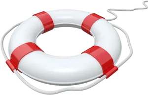 Redand White Lifebuoy PNG Image