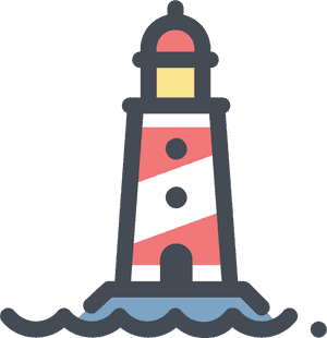 Red Lighthouse Icon - Lighthouse Icon Whatsapp PNG image with transparent background