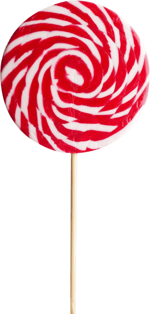 Red And White Lollipop Png, Transparent Png PNG