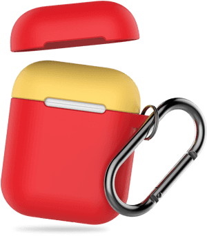 Premium Silicone Two Toned Case For Apple Airpods With - Airpods, HD Png Download PNG image with transparent background