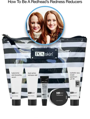 Redhead Skincare Products P C A Skin PNG Image