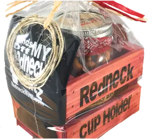 Redneck Cup Holder Gift Pack PNG Image