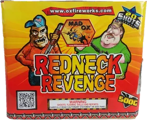 Redneck Revenge Fireworks Packaging PNG Image