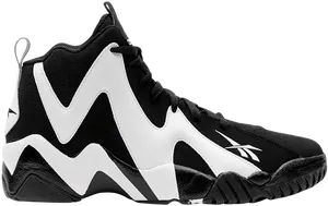 Reebok Classic Black White Sneaker PNG Image