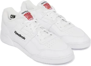 Reebok Classic White Sneakers PNG Image