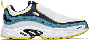 Reebok Daytona Dmx Vector White/navy/mist/yell - Reebok Daytona Køb, HD Png Download PNG with transparent background