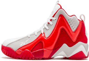 Reebok Kamikaze 2 Mid - Reebok Kamikaze 2 White And Red, HD Png Download PNG with transparent background