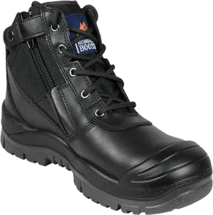 Reebok Work Boot Side View PNG Image