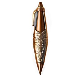 Refined Bronze Pen Png Xdn60 PNG Image