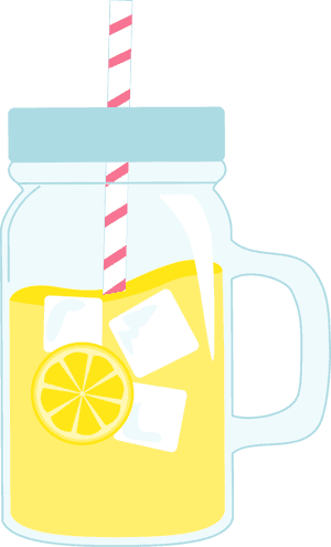 Mason Jar Glass Of Lemonade Cookie Cutter - Lemonade Mason Jar Clipart, HD Png Download PNG image with transparent background