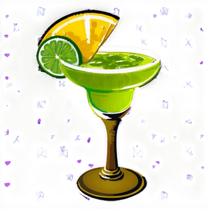 Refreshing Margarita Glass PNG 70 PNG with transparent background