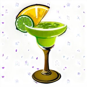 Refreshing Margarita Glass Png 70 PNG Image