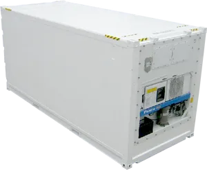 Refrigerated Shipping Container PNG Image
