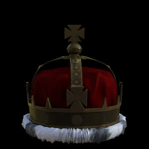 Regal Crownon Cushion PNG image with transparent background