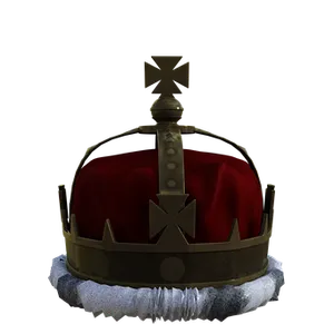 Regal Crownon Cushion PNG Image