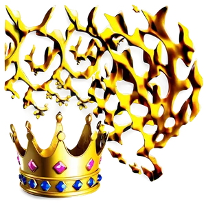 Regal Golden Crown Png Rfl PNG Image