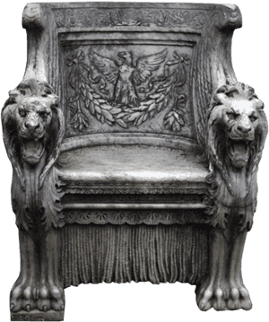 Throne - Stone Throne PNG image with transparent background