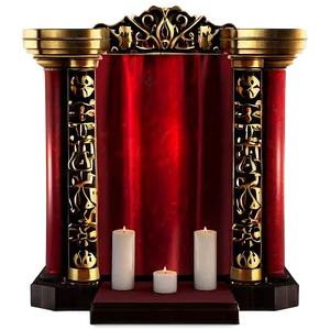 Regal Red Altar Png Sng PNG Image