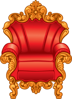 Throne Cartoon Transparent Background, HD Png Download PNG image with transparent background