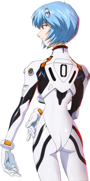 Rei Ayanami Evangelion Character PNG Image