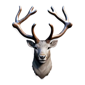 Reindeer Face Art Png 30 PNG Image