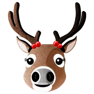 Reindeer Face Icon Png Otr94 PNG Image