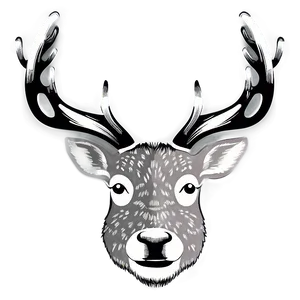 Reindeer Face Vector Png Iru PNG Image