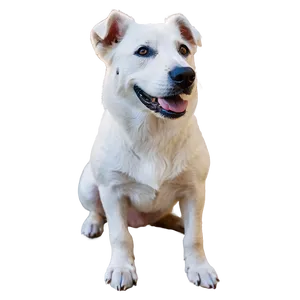 Relaxed White Dog Png 06262024 PNG Image