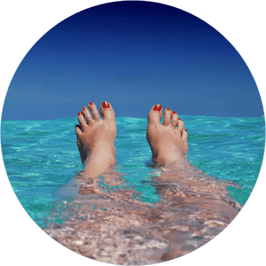 How To Use A Peeling Foot Mask - Itchy Feet After Swimming In Ocean, HD Png Download PNG image with transparent background