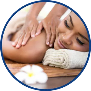 Relaxing Shoulder Massage PNG Image