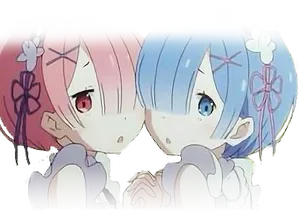 Remand Ram Re Zero Close Up PNG Image