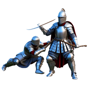 Renaissance Battle Scene PNG ffw PNG
