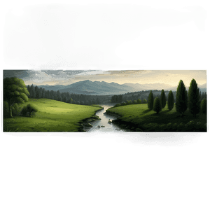 Renaissance Landscape Art PNG 06252024 PNG