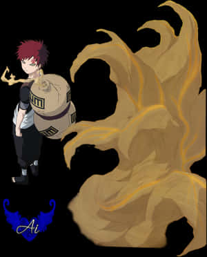 Render Gaara Naruto - Gaara Naruto Full Body, HD Png Download PNG image with transparent background
