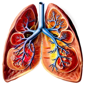 Respiratory System Cross Section Png Gyv PNG Image