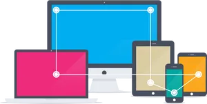 Responsive Web Design Concept PNG Image