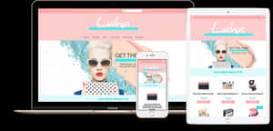 Responsive Website Design Lushus PNG image with transparent background