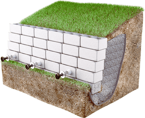 Maintainable Weep Hole Filter In Mse Retaining Walls - Retaining Wing Wall PNG