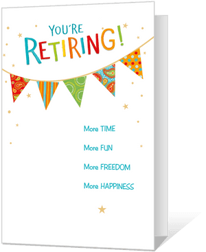 Happy Retirement Printable - Happy Retirement Printable Retirement Cards, HD Png Download PNG with transparent background