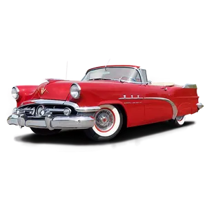 Retro 1950s Convertible Cars Png Kpg54 PNG Image