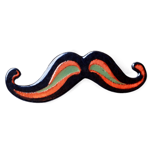 Retro 70s Mustache PNG 49 PNG