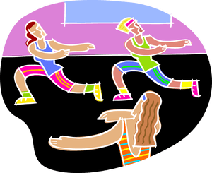 Transparent Aerobic Clipart - Aerobics, HD Png Download PNG